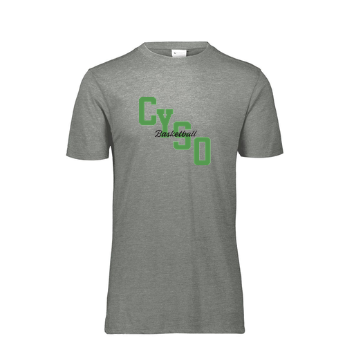 [FTSCUBGY-AS-LOGO1] Decker Men's Tri-Blend T-Shirt - Short Sleeve (Adult S, Gray, Logo 1)