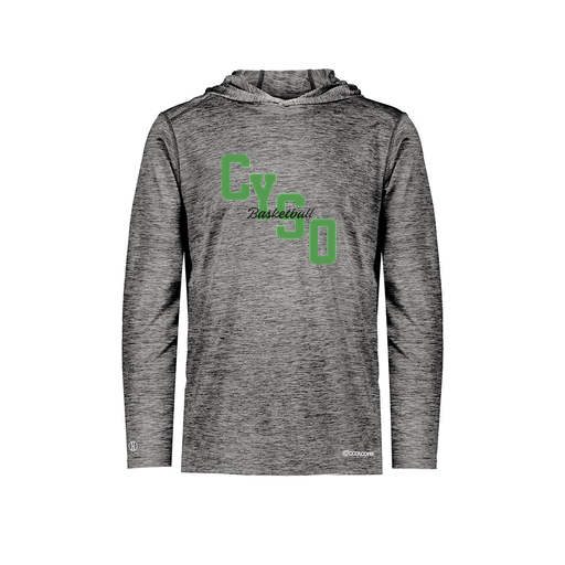 [FOLHCGBK-AS-LOGO1] Decker Men's Charge Hoodie (Adult S, Black, Logo 1)